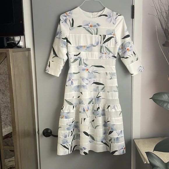 Sara Navon  floral print midi dress, size XS, new - Picture 1 of 6